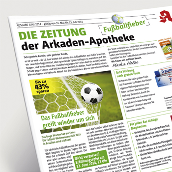 Abbildung eines zeitungsähnlichen Magazins