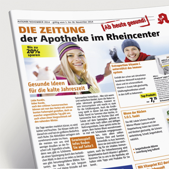Abbildung eines zeitungsähnlichen Magazins